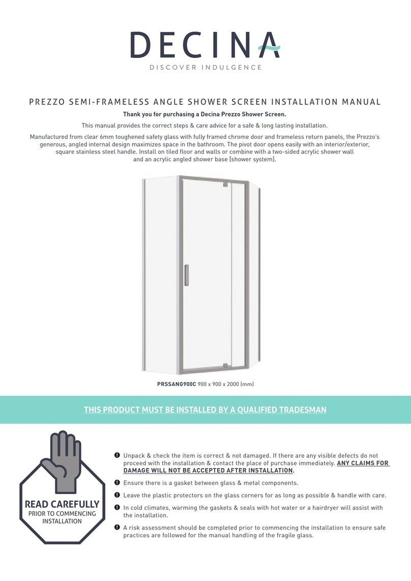 decina PREZZO PRSSANG900C installation manual
