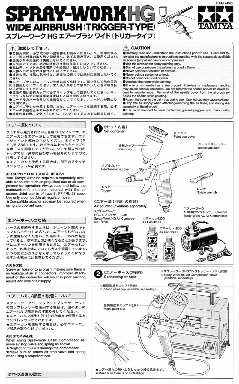Tamiya SPRAY-WORK HG manual