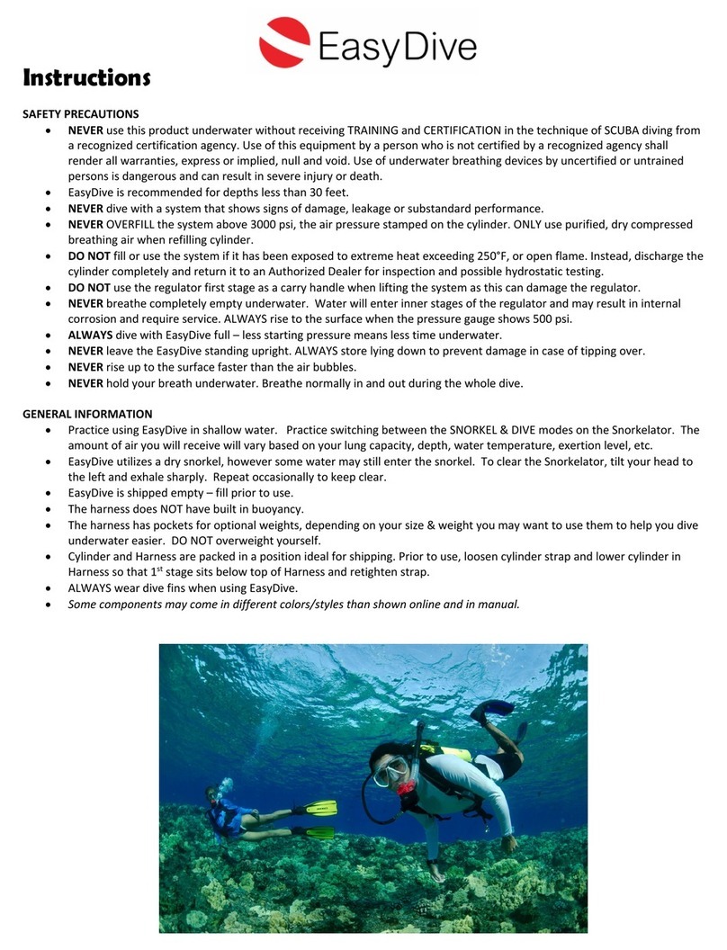 Easydive 700-003 instructions