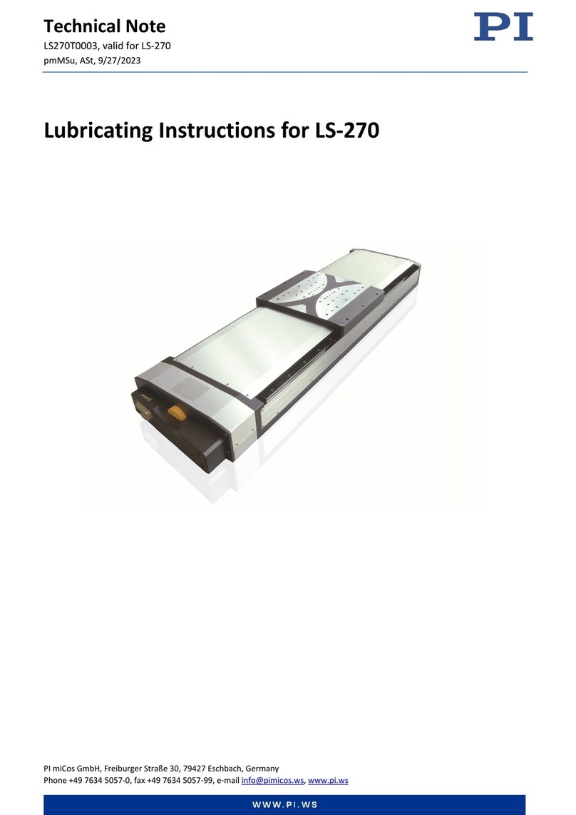 PI LS-270 instructions