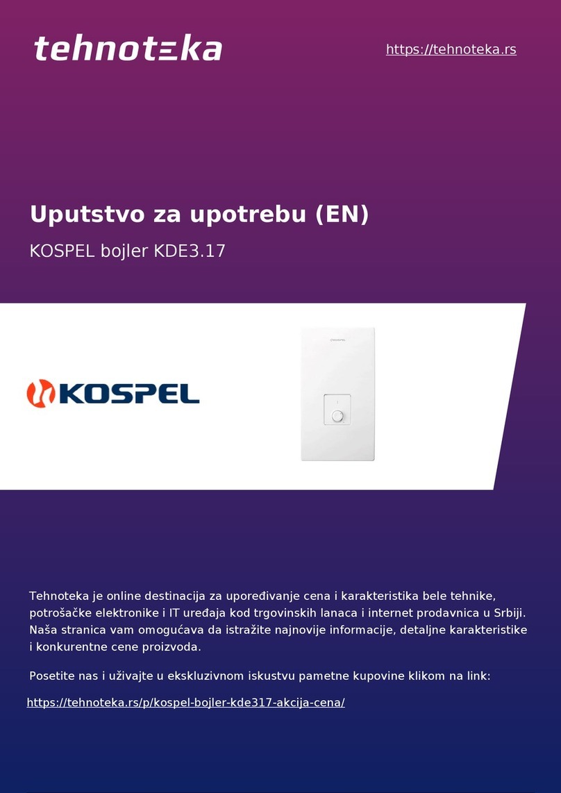 Kospel KDE3.17 User manual Kospel KDE3.17 User manual