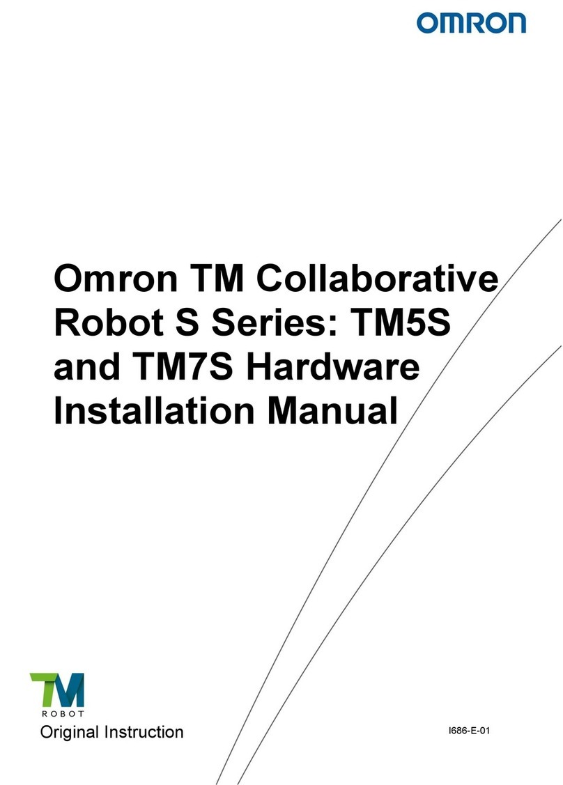 Omron TM Robot S Series Hardware installation manual