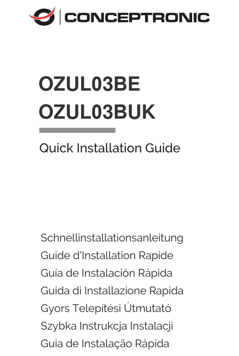 Conceptronic OZUL03BE User manual Conceptronic OZUL03BE User manual