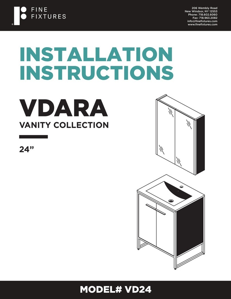 fine fixtures VDARA VD24 installation instructions