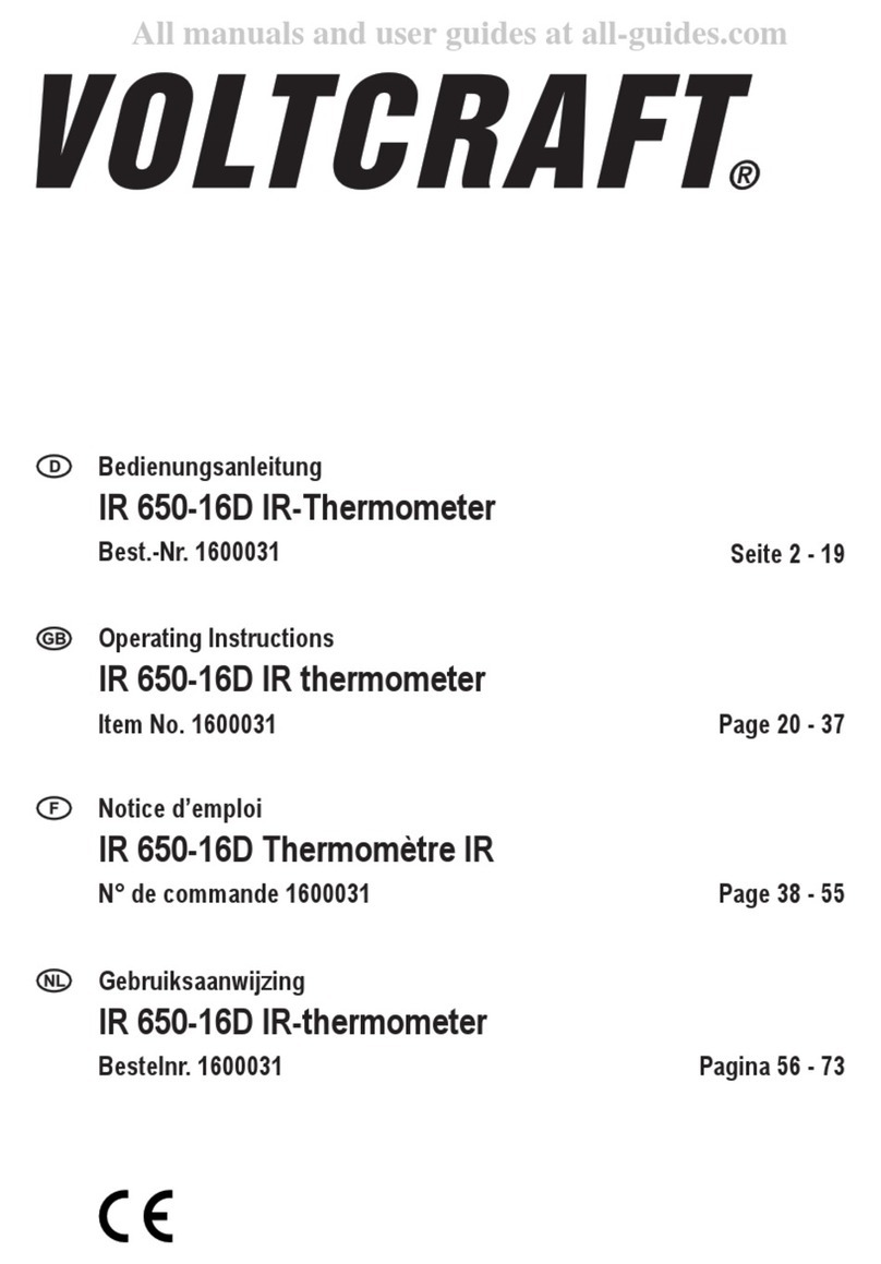 VOLTCRAFT 1600031 User manual