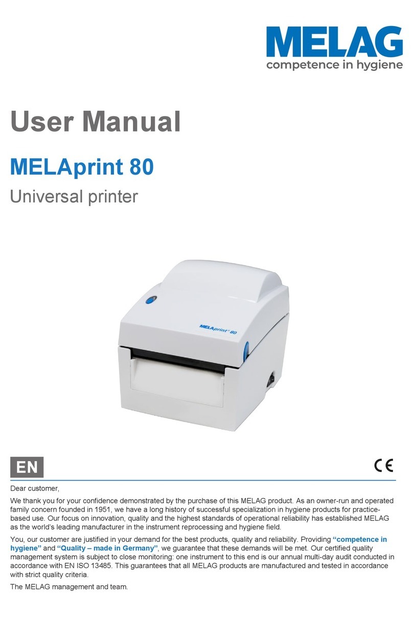 MELAG MELAprint 80 User manual