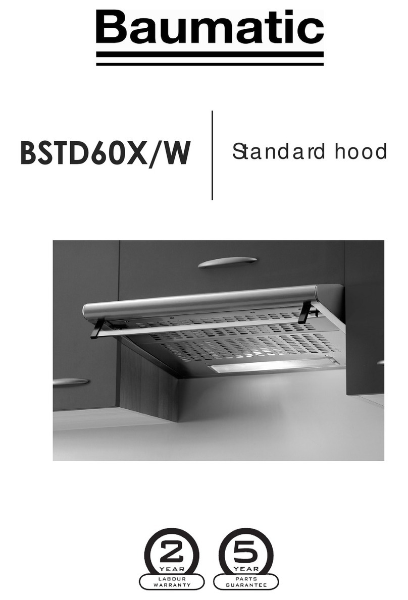 Baumatic BSTD60X User manual Baumatic BSTD60X User manual