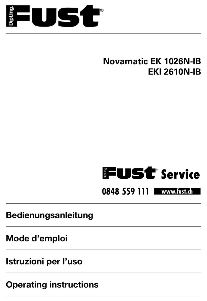 FUST Novamatic EK 1026N-IB User manual