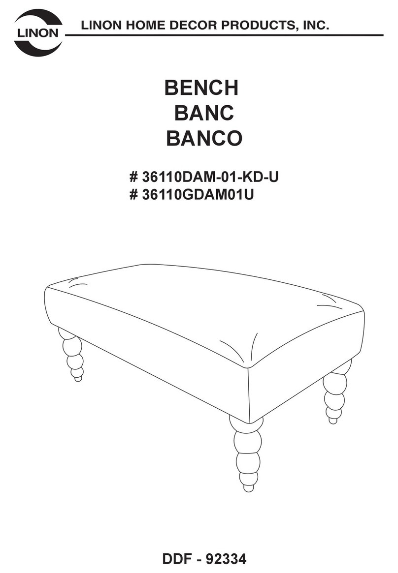 Linon 36110DAM-01-KD-U User manual