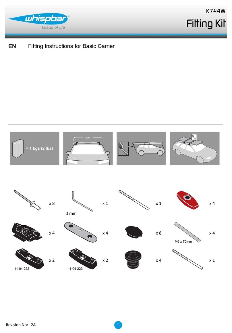 Whisper K744W Fitting Instructions for Basic Carrier