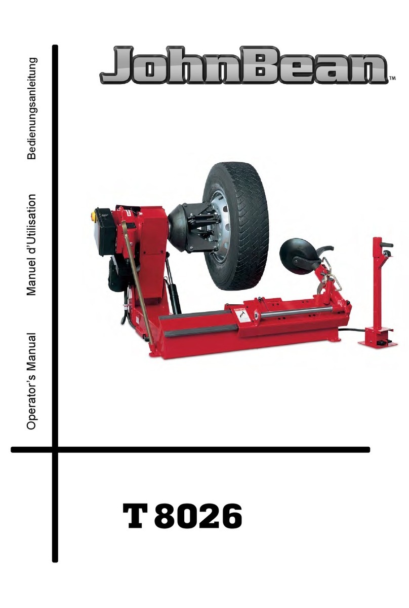 John Bean T 8026 User manual John Bean T 8026 User manual