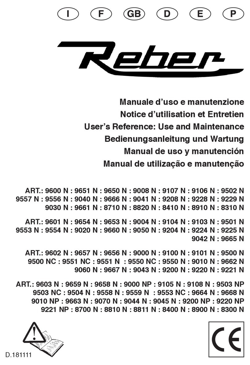 REBER 9651 N Use and maintenance