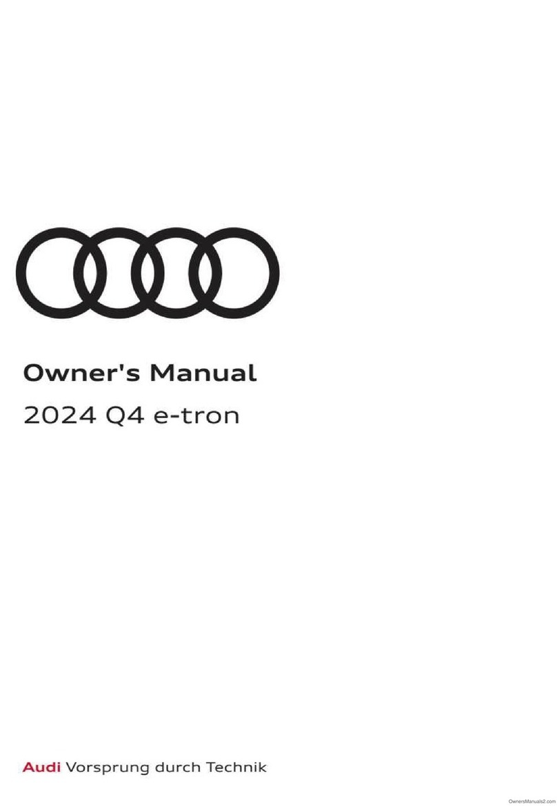 Audi Q4 e-tron 2024 User manual