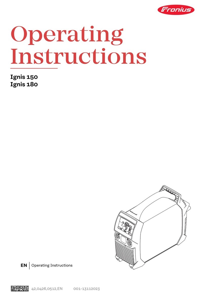 FRO­NIUS Ignis 150 User manual