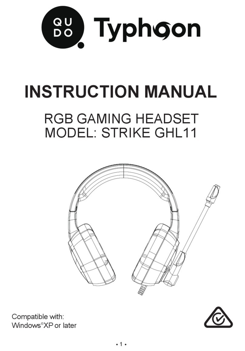 Qudo TYPHOON STRIKE GHL11 instruction manual