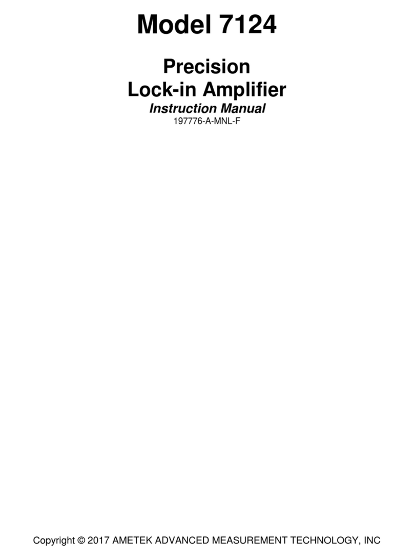 Ametek 7124 User manual