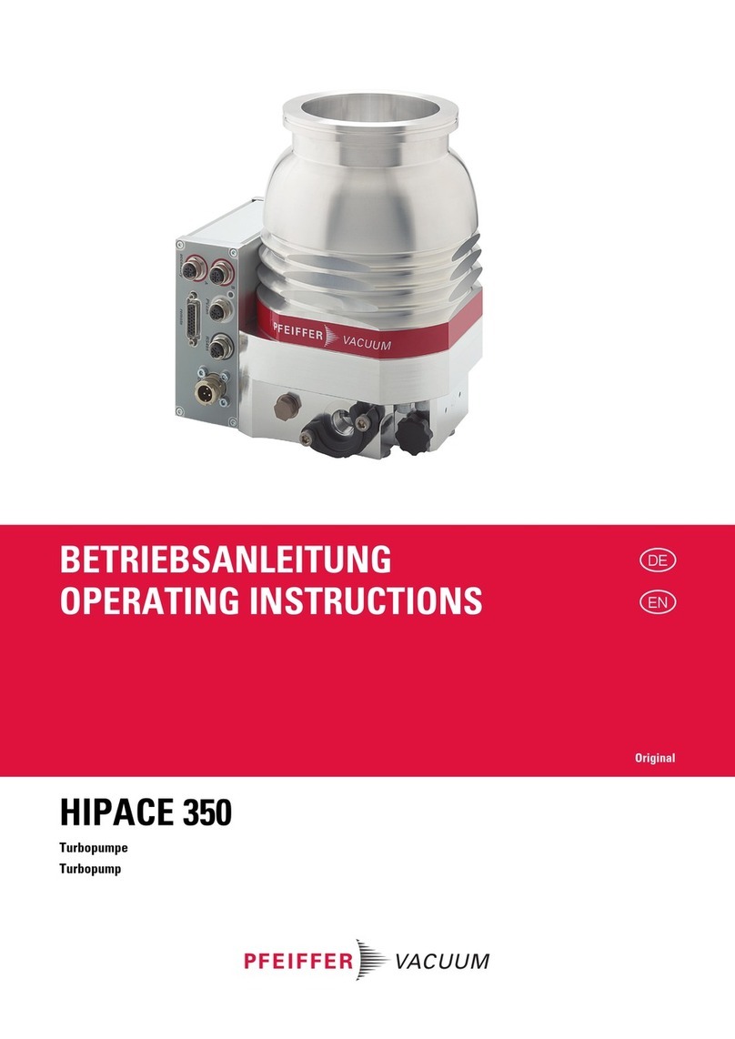 Pfeiffer Vacuum HIPACE 350 operating instructions