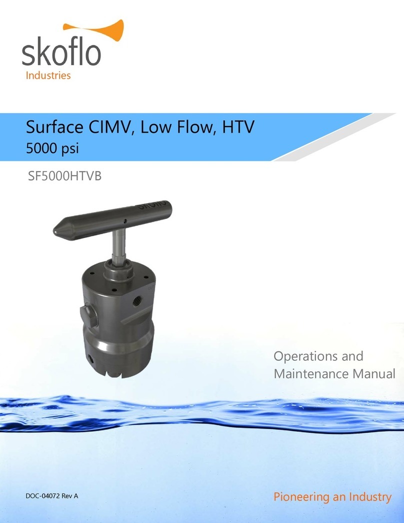 SkoFlo Industries SF5000HTVB Operation and maintenance manual SkoFlo Industries SF5000HTVB Operation and maintenance manual