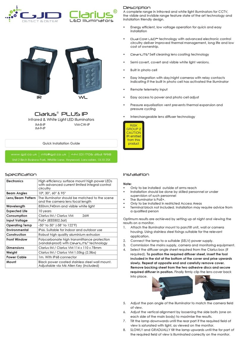 GJD Clarius PLUS IP IR User manual