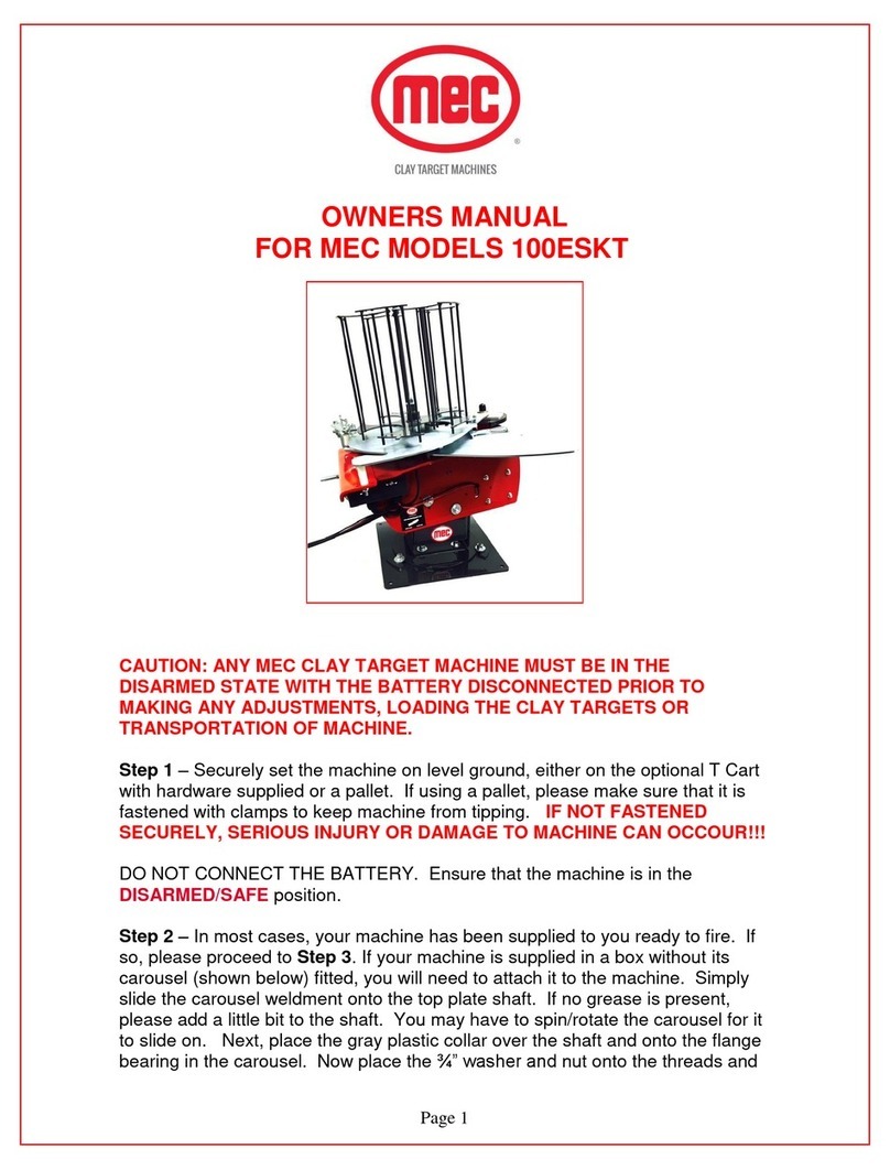 Mec 100ESKT owner's manual
