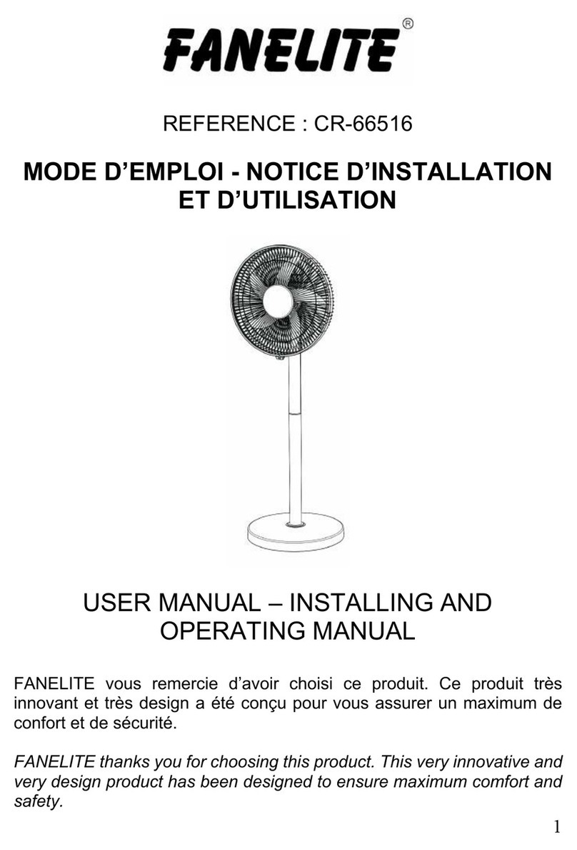 Fanelite CR-66516 user manual