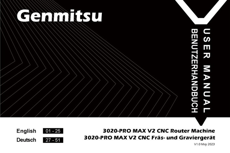 Genmitsu 3020-PRO MAX V2 User manual Genmitsu 3020-PRO MAX V2 User manual