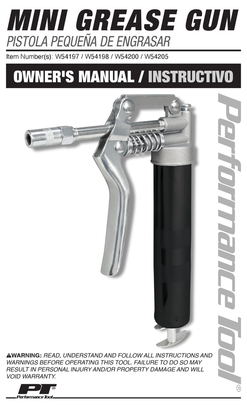 Performance Tool W54197 owner's manual