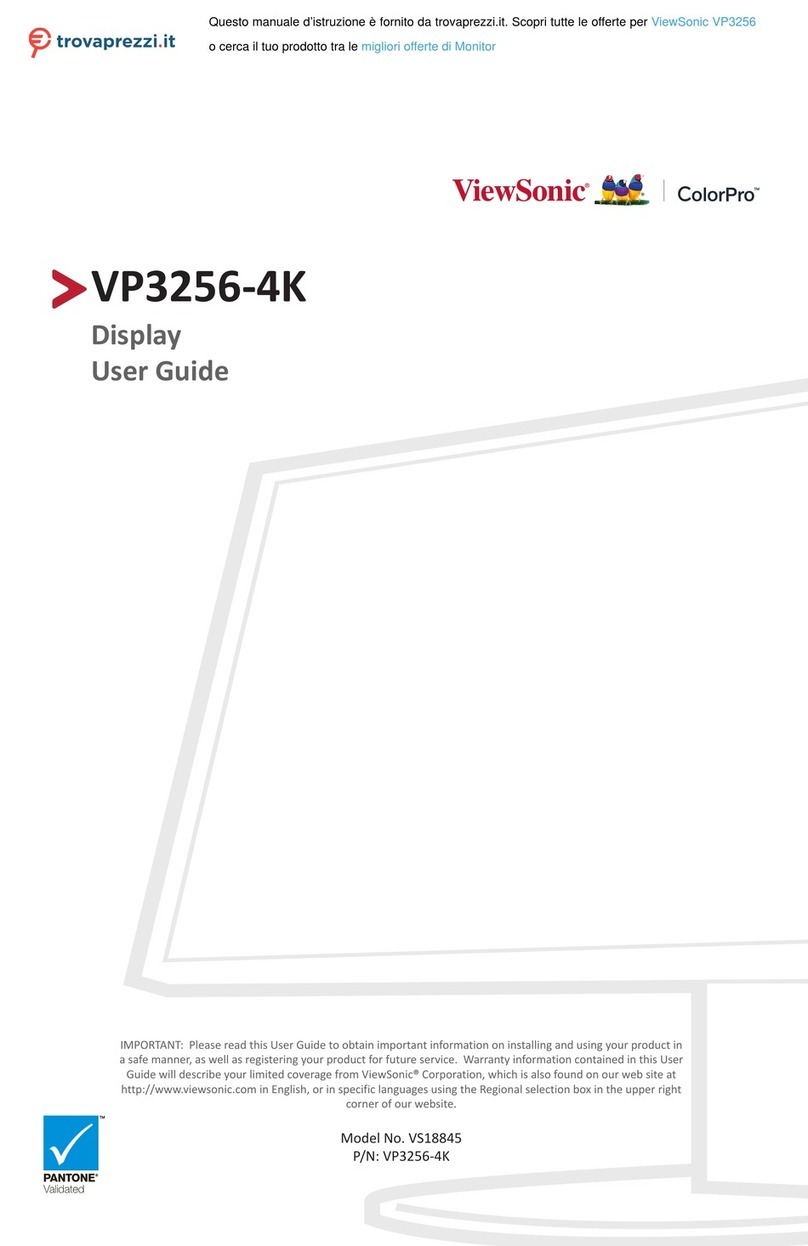 ViewSonic Color Pro VP3256-4K User manual