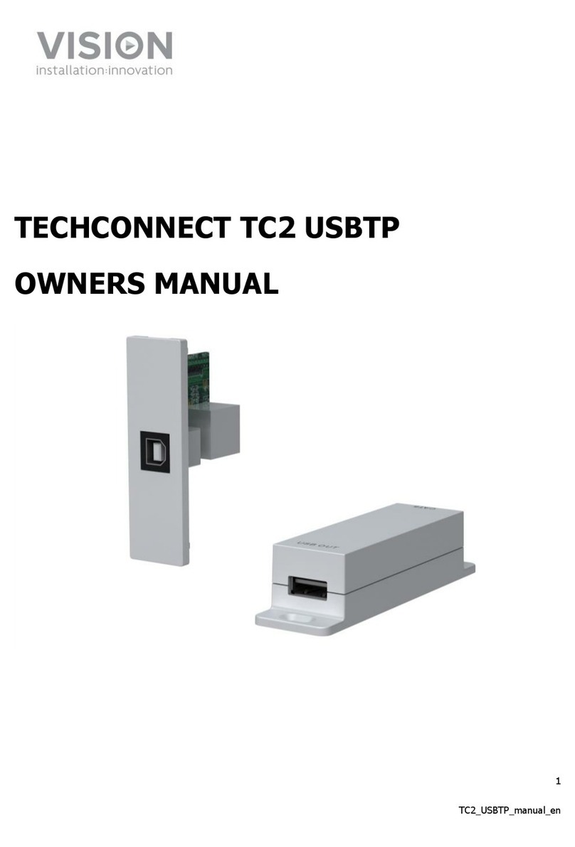 Vision TECHCONNECT TC2 USBTP owner's manual