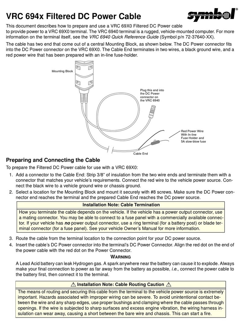 Symbol VRC 694 Series Connecting guide