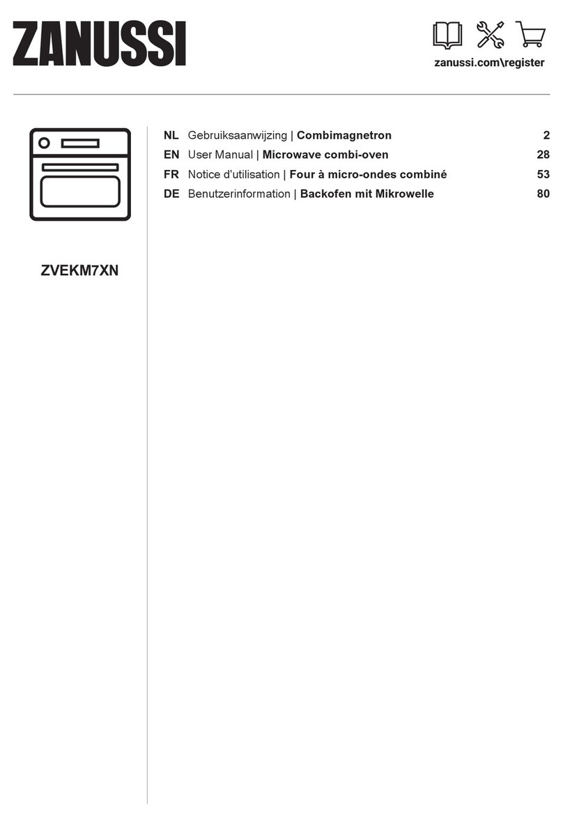 Zanussi ZVEKM7XN User manual Zanussi ZVEKM7XN User manual
