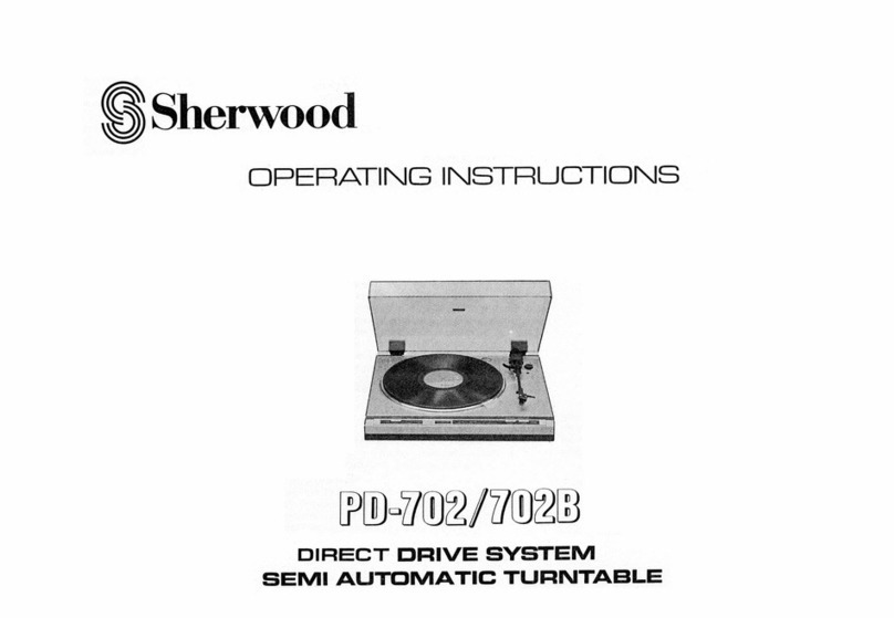 Sherwood PD-702 operating instructions