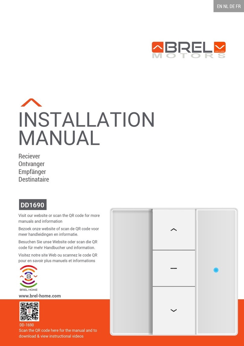 brel-motors DD1690 installation manual