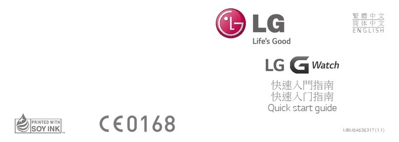 LG G WATCH quick start guide