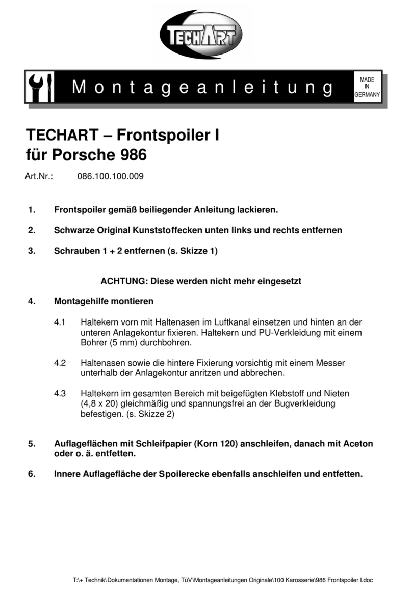 Techart 086.100.100.009 User manual