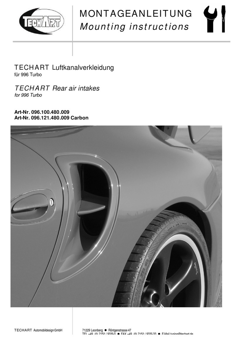 Techart 096.100.480.009 User manual Techart 096.100.480.009 User manual