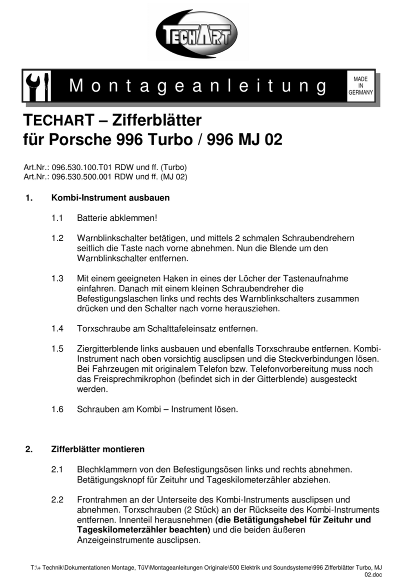 Techart 096.530.100.T01 User manual Techart 096.530.100.T01 User manual