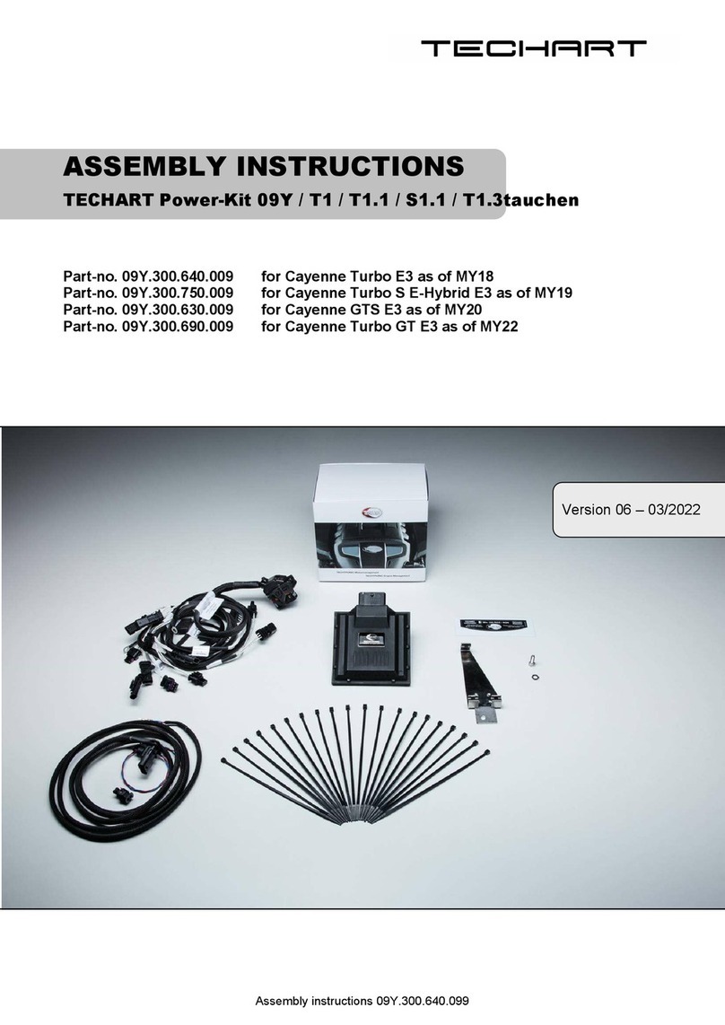 Techart 09Y.300.640.009 User manual Techart 09Y.300.640.009 User manual
