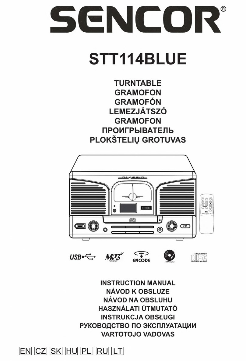 Sencor STT114BLUE instruction manual