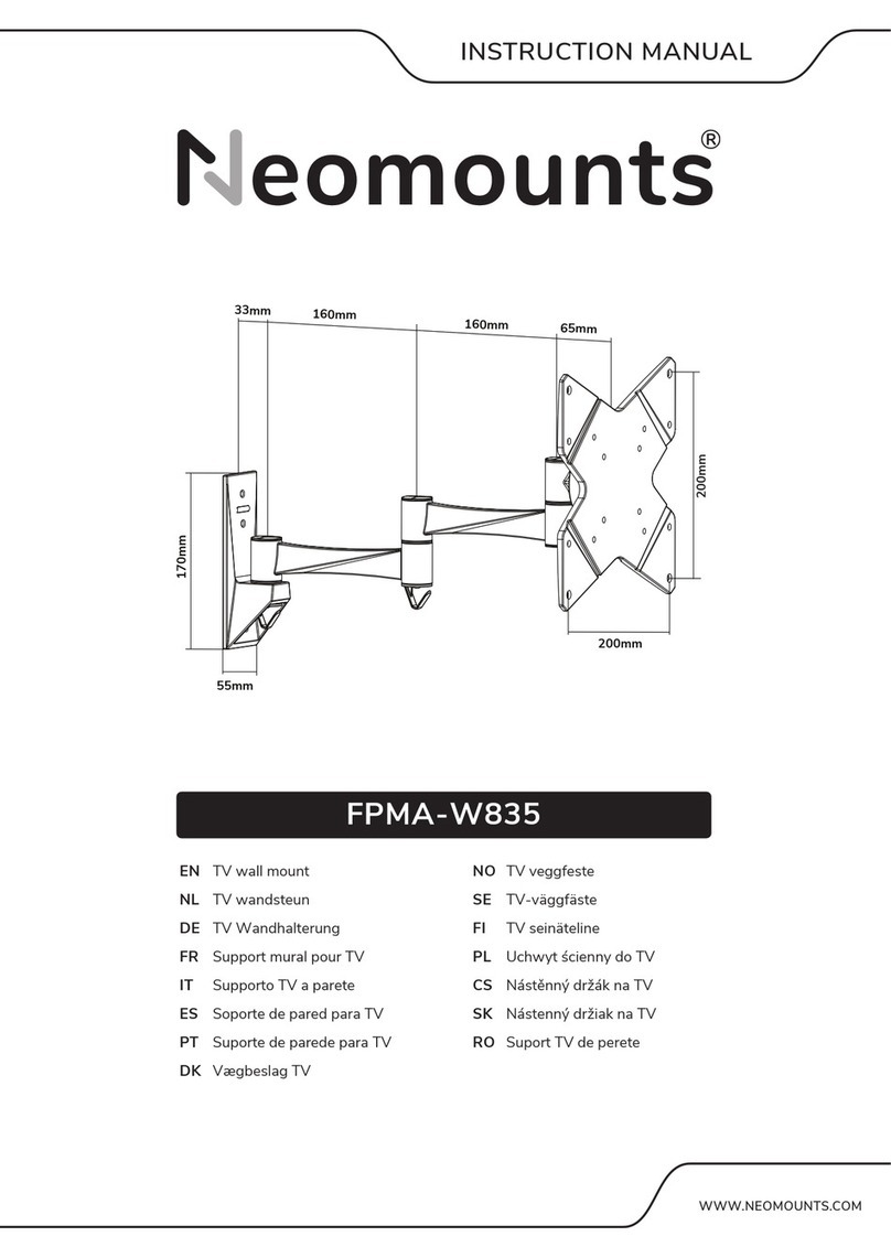 NeoMounts FPMA-W835 instruction manual