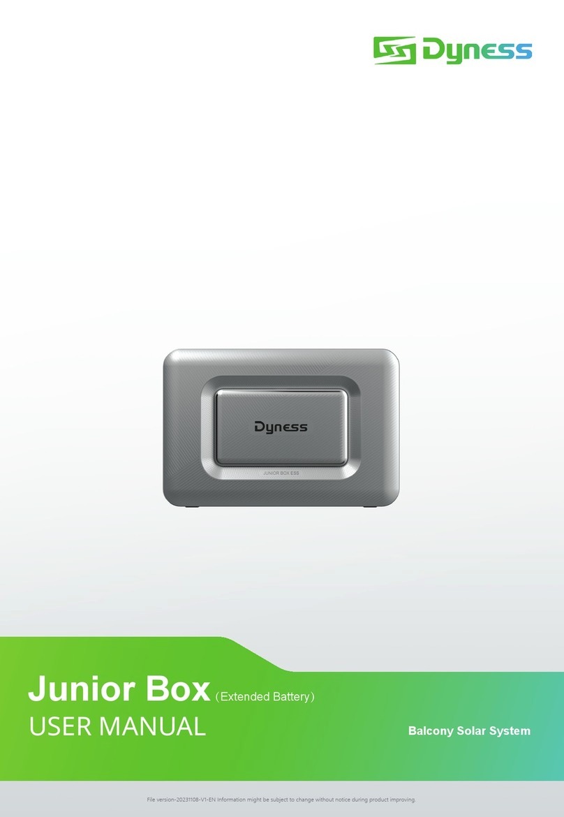 Dyness Junior Box User manual