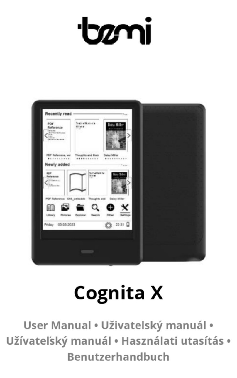 bemi Cognita X user manual