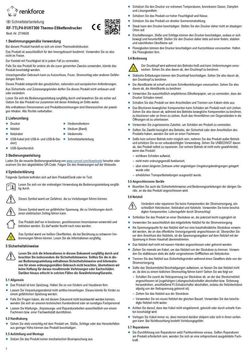 Renkforce RF-TTLP4-01/HT300 quick start guide