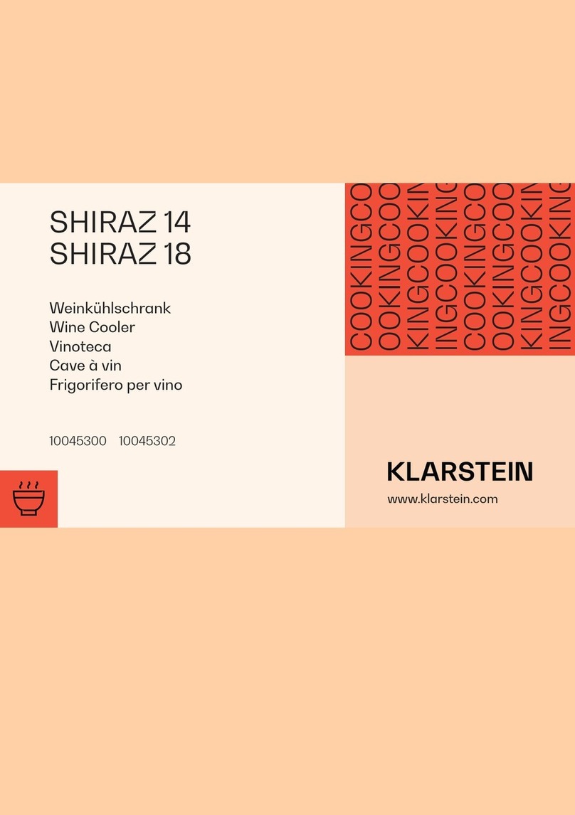 Klarstein SHIRAZ 14 manual