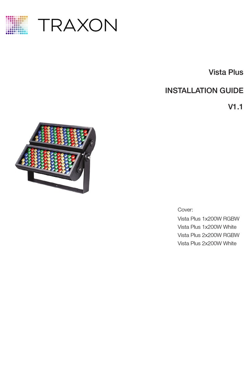 Traxon ecue Vista Plus 1x200W RGBW User manual