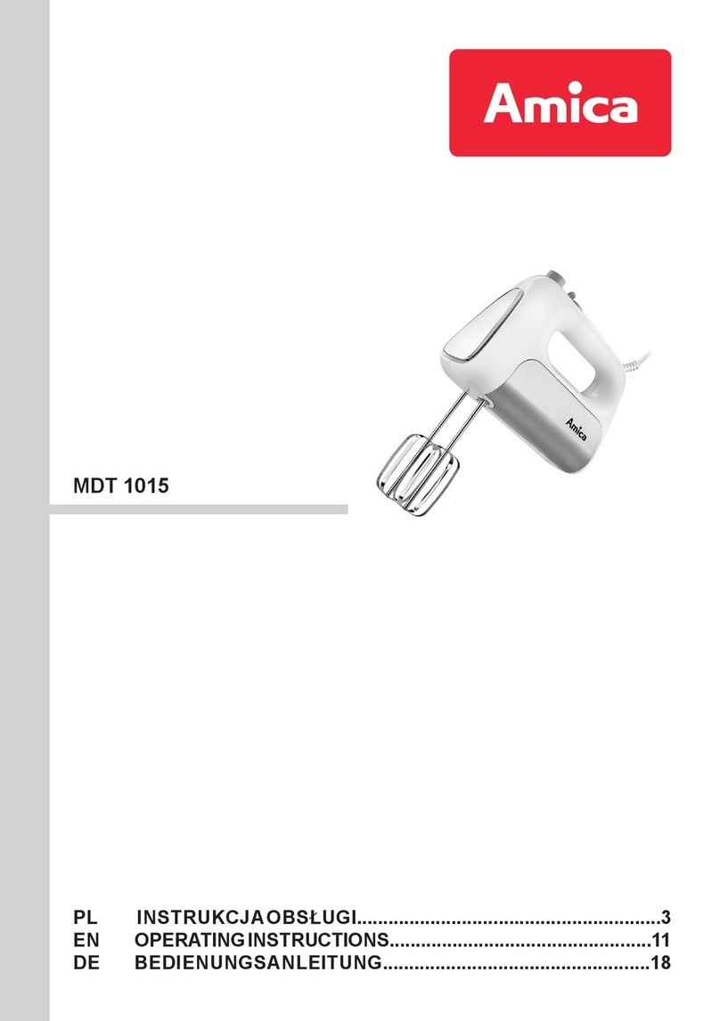 Amica MDT 1015 operating instructions