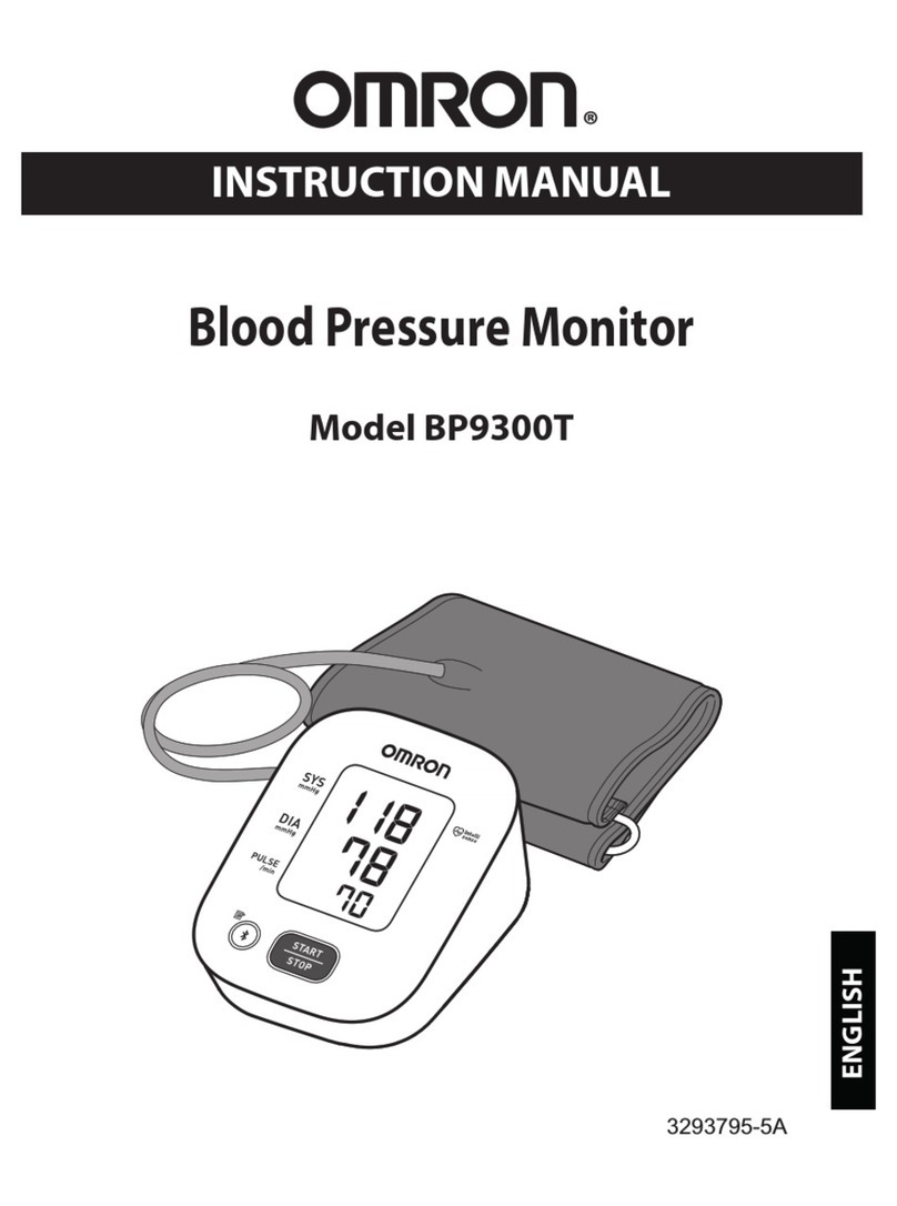 Omron BP9300T instruction manual