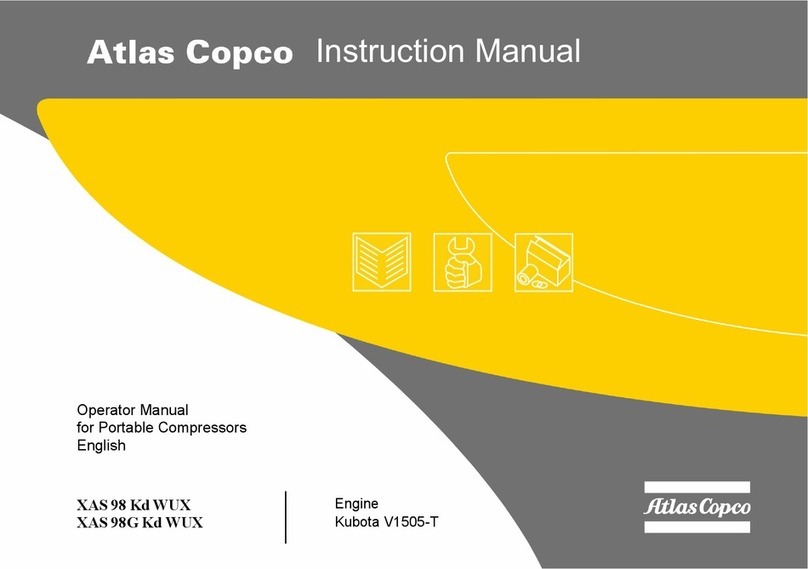 Atlas Copco XAS 98 Kd WUX User manual