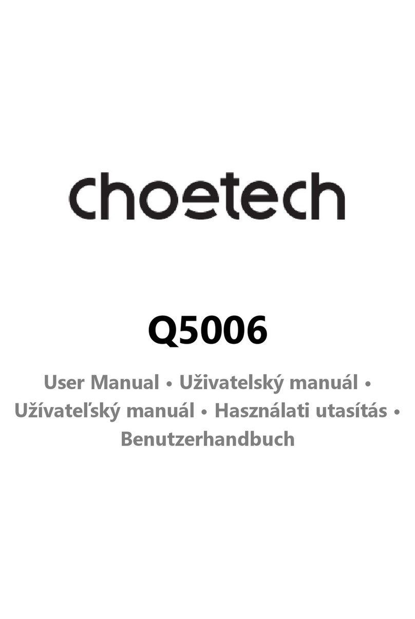 Choetech Q5006 User manual Choetech Q5006 User manual