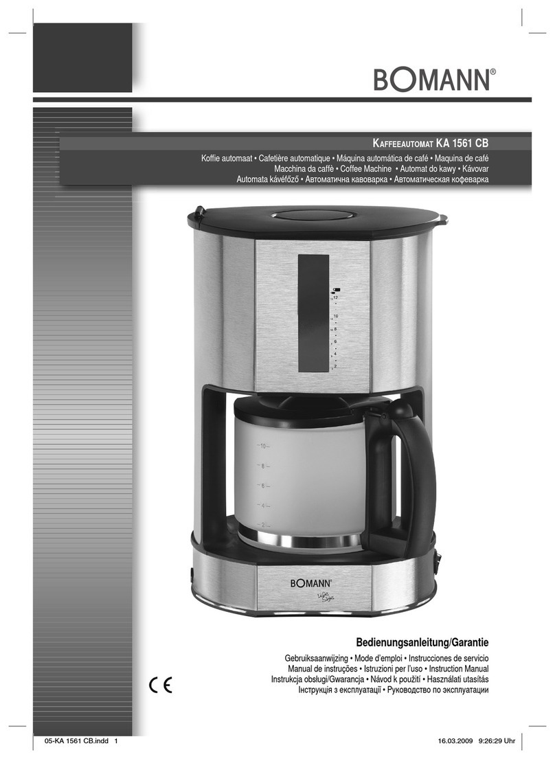 BOMANN KA 1561 CB instruction manual